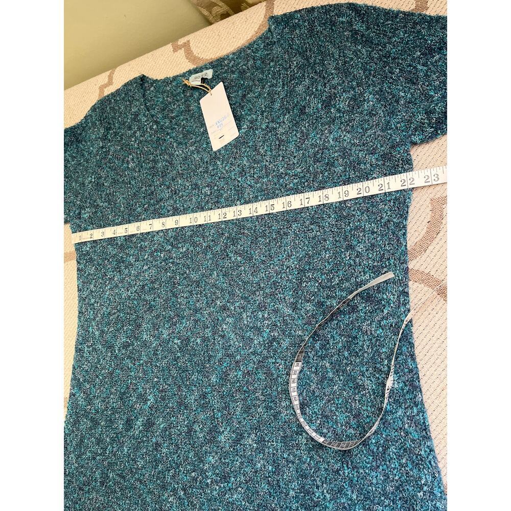 River textured blue green long sleeve sweater, size extra large, NWT - Picture 7 of 11